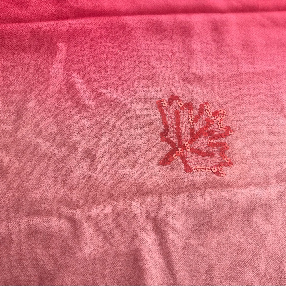 🌞Sale 3 for $15 Lightweight  scarf / shawl with Leaf Embroidery🍁 - Picture 5 of 7
